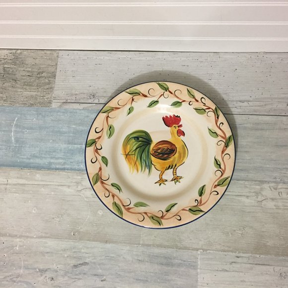 Tabletops Unlimited Dining Tabletops Unlimited Boulevard Rooster Chicken Salad Plate 8 2